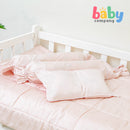 Sleepery Organic Bamboo Baby Bedding 5pc Set - White