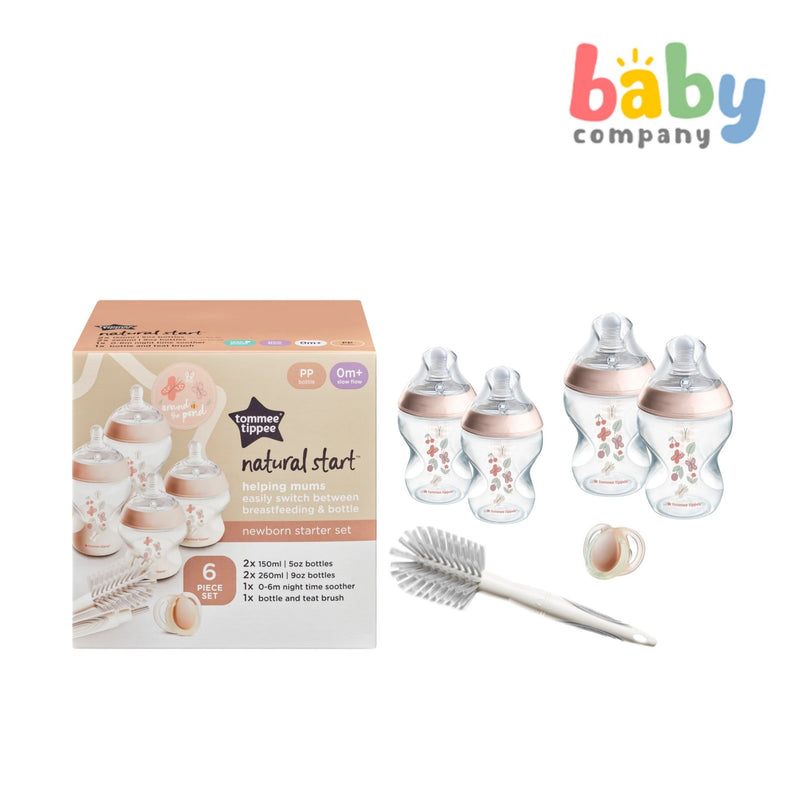 Tommee Tippee Natural Start Newborn Starter Set - Pink