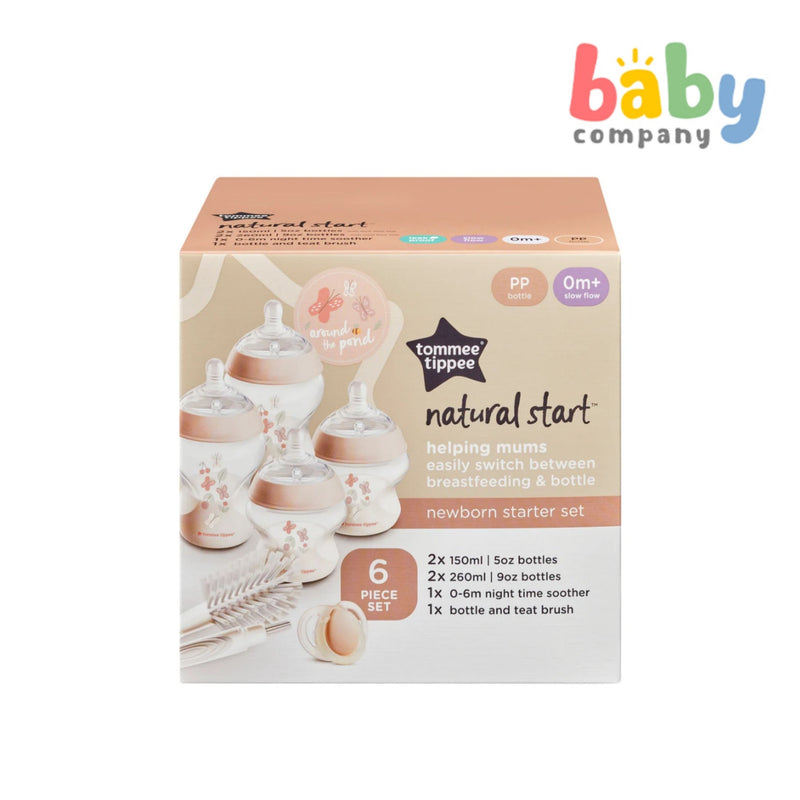 Tommee Tippee Natural Start Newborn Starter Set - Pink