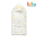 Purcotton Baby Swaddle - Yellow Baby Elephant