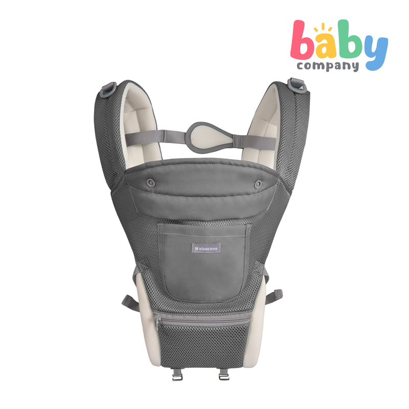 KikkaBoo Chloe Mesh Carrier - Grey