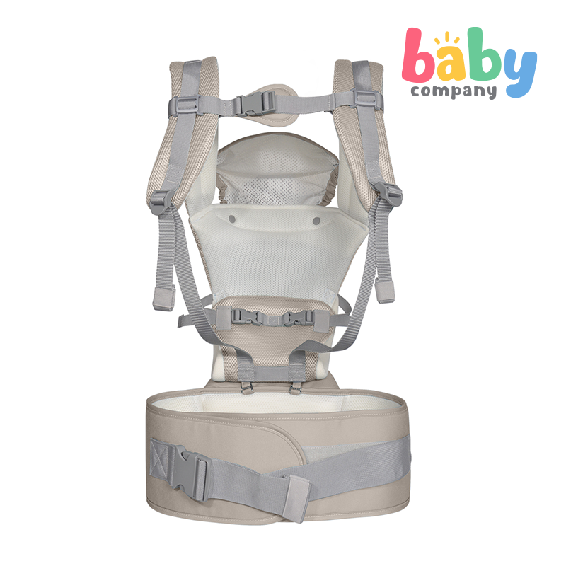 KikkaBoo Chloe Mesh Carrier - Beige