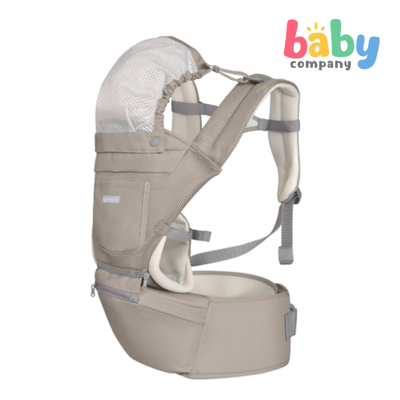 KikkaBoo Chloe Mesh Carrier - Beige