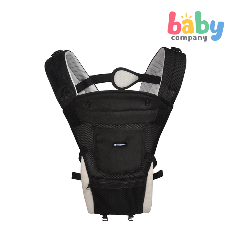 KikkaBoo Chloe Mesh Carrier - Black