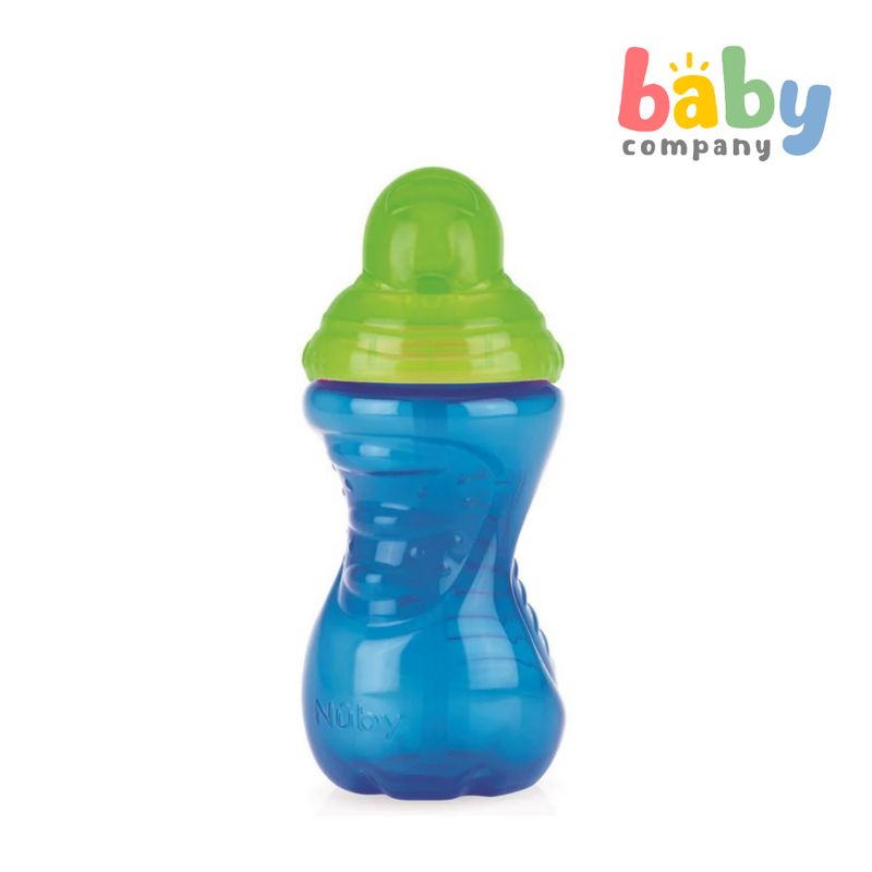 Nuby Flip-It Toddler Straw Cup 12m+ - Blue