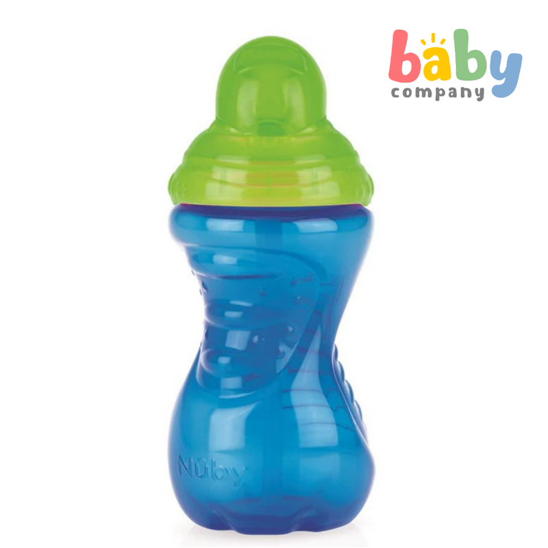 Nuby Flip-It Toddler Straw Cup 12m+ - Blue