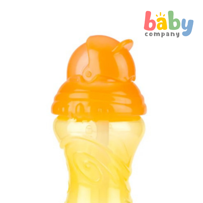 Nuby Flip-It Toddler Straw Cup 12m+ - Yellow