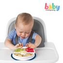 Oxo Tot Suction Divided Plate - Blossom