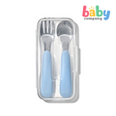 Oxo Tot On The Go Fork And Spoon - Dusk
