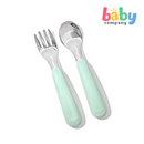 Oxo Tot On The Go Fork And Spoon - Blossom