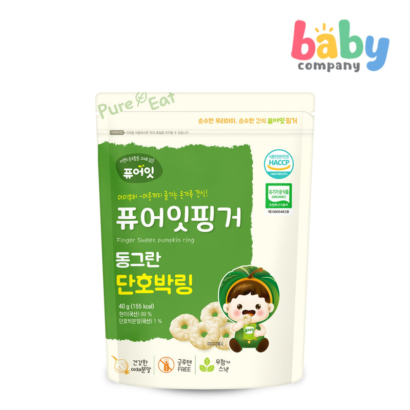 Pure-Eat Organic Sweet Pumpkin Ring for Babies (8+ mos) 40g