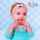 Infantino Water Teether - Pink