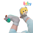 Infantino Foot Rattles - Zebra/Tiger