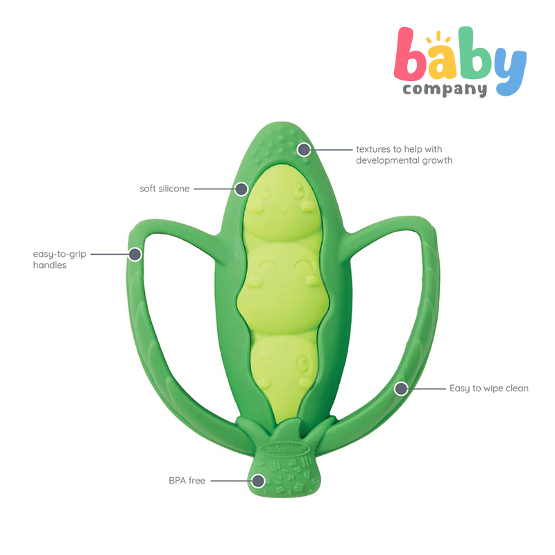 Infantino Lil Nibbles Textured Silicone Teether