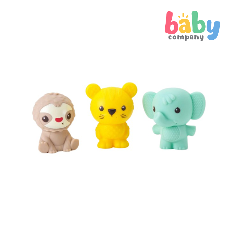 Infantino Easy Clean Bath Squirters (3 In Mesh Bag On Clips)