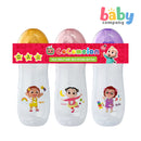 Cocomelon 3-Pack 14oz Wide Neck Feeding Bottles – Girl Set