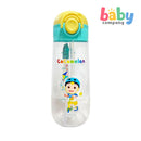 Cocomelon Straw Sports Water Bottle with Strap Handle – Blue