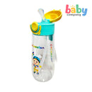 Cocomelon Straw Sports Water Bottle with Strap Handle – Blue