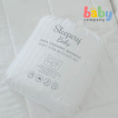 Sleepery Baby Organic Bamboo Crib Bedding 5pc Set - White Stripes