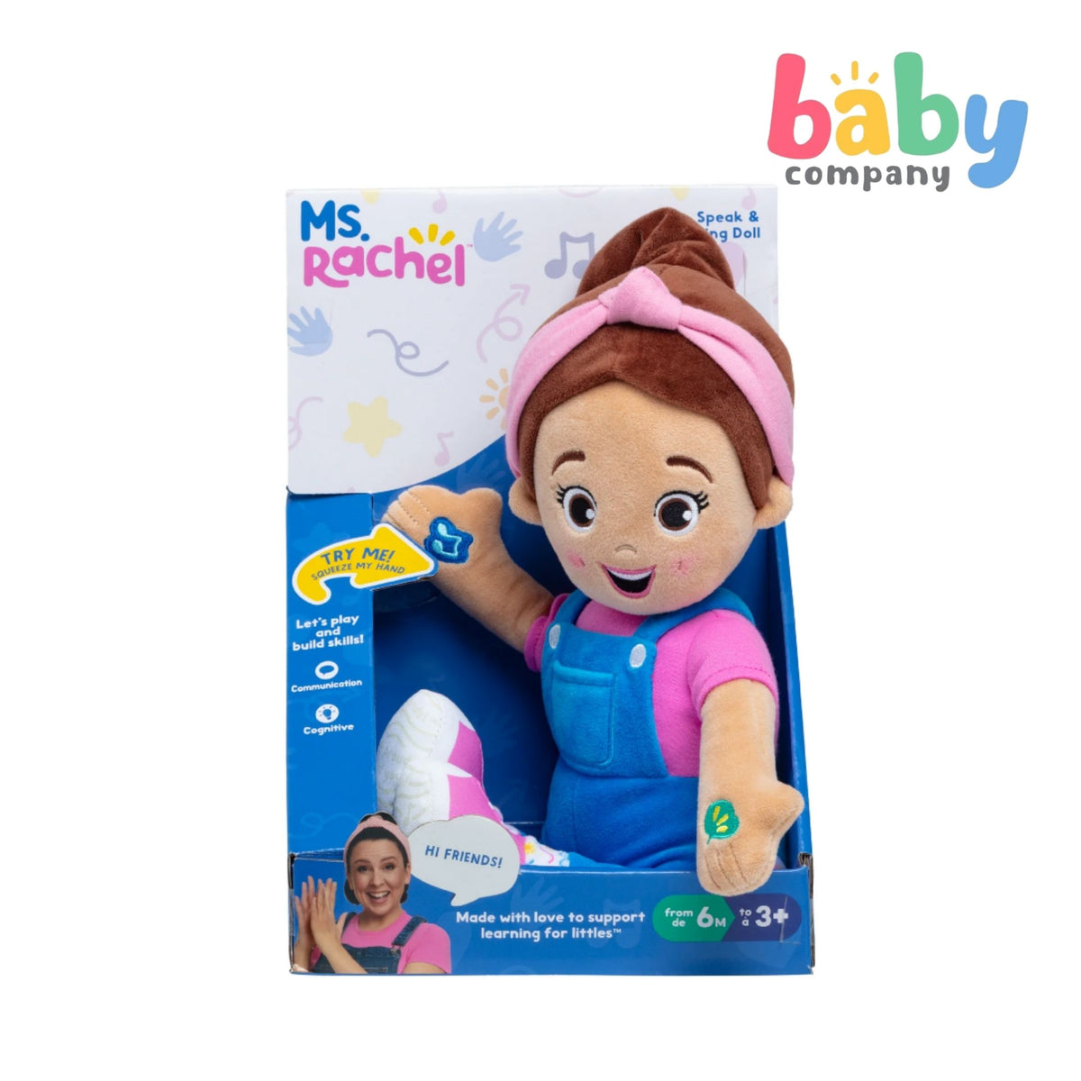 Speak & Sing Doll – Ms Rachel | Official Site