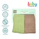 Nathan & Emma Swaddle - Café Au Lait & Sage Green