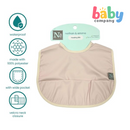 Nathan & Emma Sleeveless Feeding Bib - Nude Pink