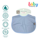 Nathan & Emma Sleeveless Feeding Bib - Sky Blue