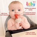 RaZBaby Raz-Feeder Teether - Blue/Green