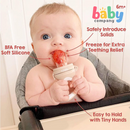 RaZBaby Raz-Feeder Teether - Blue/Orange