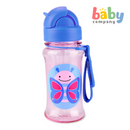 Skip Hop Zoo Tritan Renew Straw Bottle - Butterfly