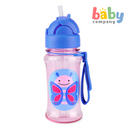 Skip Hop Zoo Tritan Renew Straw Bottle - Butterfly