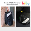 Jovikids Rober Portable Highback Booster Car Seat - Black