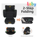 Jovikids Rober Portable Highback Booster Car Seat - Black