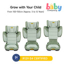 Jovikids Rober Portable Highback Booster Car Seat - Green
