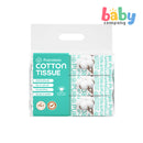 Purcotton Cotton Tissue 60 Sheets / 3 Packs