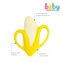 Infantino Lil Nibbles Textured Silicone Teether - Banana