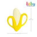 Infantino Lil Nibbles Textured Silicone Teether - Banana