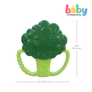 Infantino Lil Nibbles Textured Silicone Teether - Broccoli