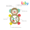 Infantino Busy Lil Sensory Rattle (Monkey)