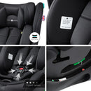Cozy N Safe Fitzroy Plus i-Size 360° Car Seat - Onyx