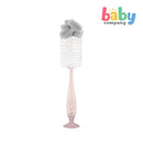 KikkaBoo 2in1 Bottle Brush with Nipple Cleaner - Pink