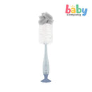KikkaBoo 2in1 Bottle Brush with Nipple Cleaner - Blue
