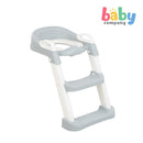 KikkaBoo Lea Toilet Seat with Ladder - Grey