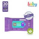 Nathan & Emma Sensitive Baby Wipes with Aloe 20 Pulls