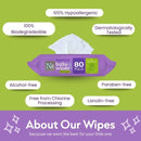 Nathan & Emma Sensitive Baby Wipes with Aloe 80 Pulls