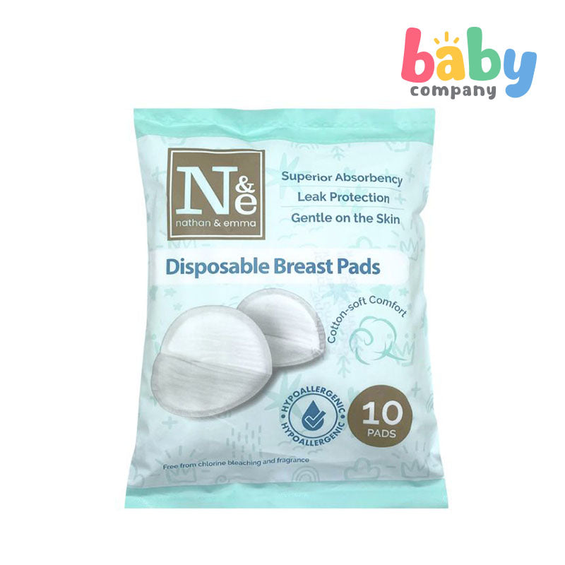Nathan & Emma Disposable Breast Pads 10s