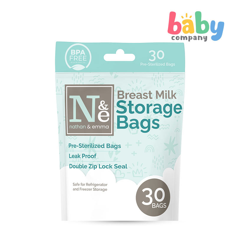 Nathan & Emma Breast Milk Storage Bag 30s