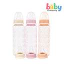 Bebeta 3-Pack Regular Neck Triangle Baby Feeding Bottles (8oz/250ml) - Blue and Pink
