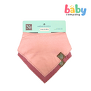 Nathan & Emma 2-Pack  Bandana Cotton and Fleece Bib - Purple and Pink