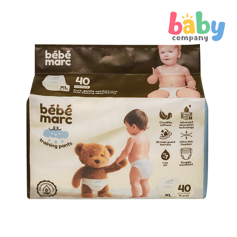 Bebemarc Super Soft & Ultra-thin Training Pants 40 Pieces - XL – Baby ...